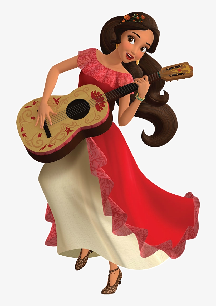 Artworks/png En Hd De Elena Castillo Flores - Elena Of Avalor With Guitar, transparent png download