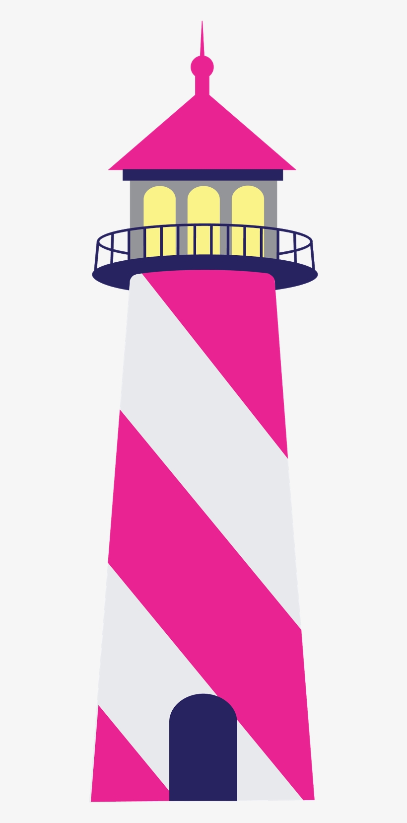 Clip Free Download Maritime Transport Sailboat Sailing - Nautical Pink Clipart, transparent png download