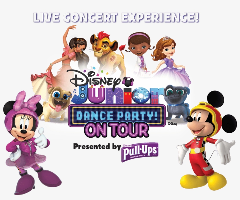 Inspired By Favorite Disney Junior Series, The Interactive - Disney Junior Dance Party On Tour 2018, transparent png download