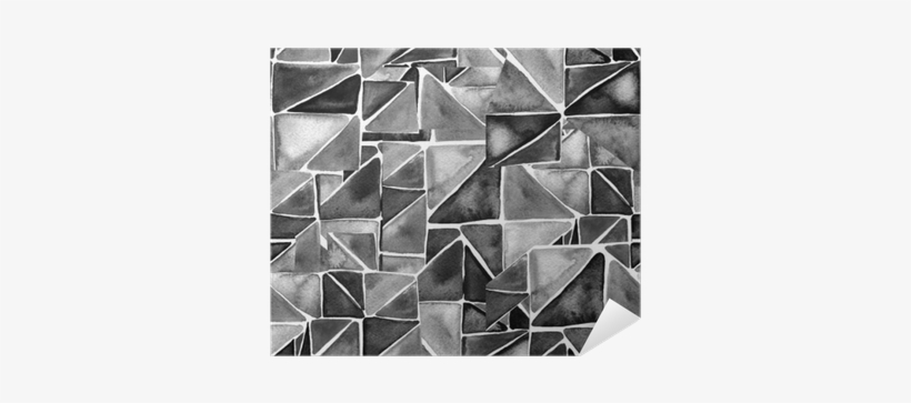 Watercolor Triangles Seamless Pattern - Pattern, transparent png download