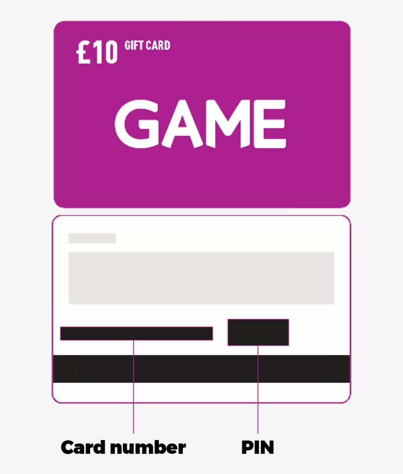 Giftcardinstructions - Gift Cards At Game, transparent png download
