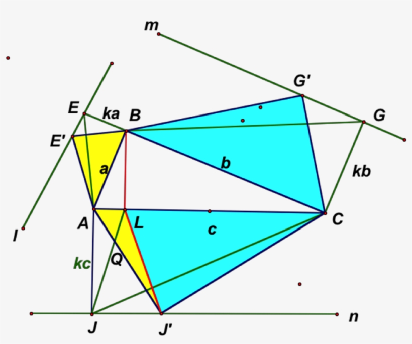 Similar Triangles On The Sides Of A Right Triangle - Triangle, transparent png download