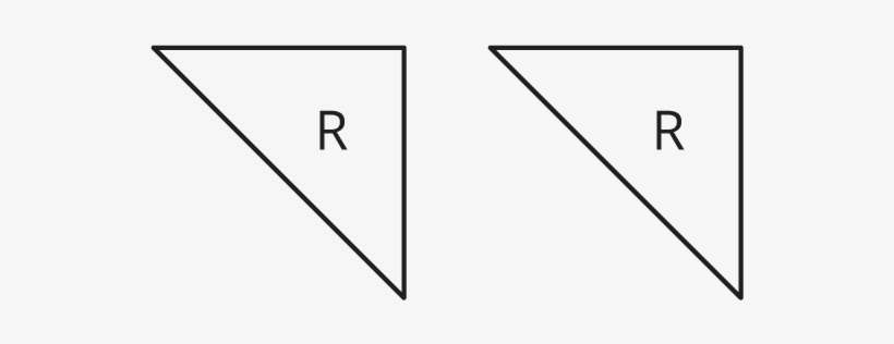 Right Angle Triangle Using R R Download Triangle R Is A Right - Triangle | Transparent PNG Download ...
