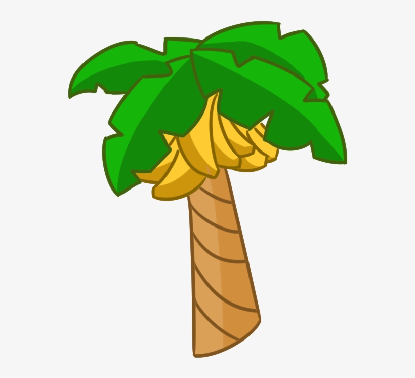 Cartoon Banana Tree, - Arbol De Bananas Dibujo, transparent png download