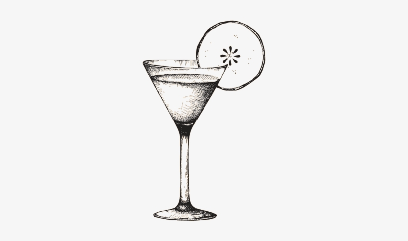 Apple Pie Martini Cocktail - Cocktail White Illustration Glass Png, transparent png download
