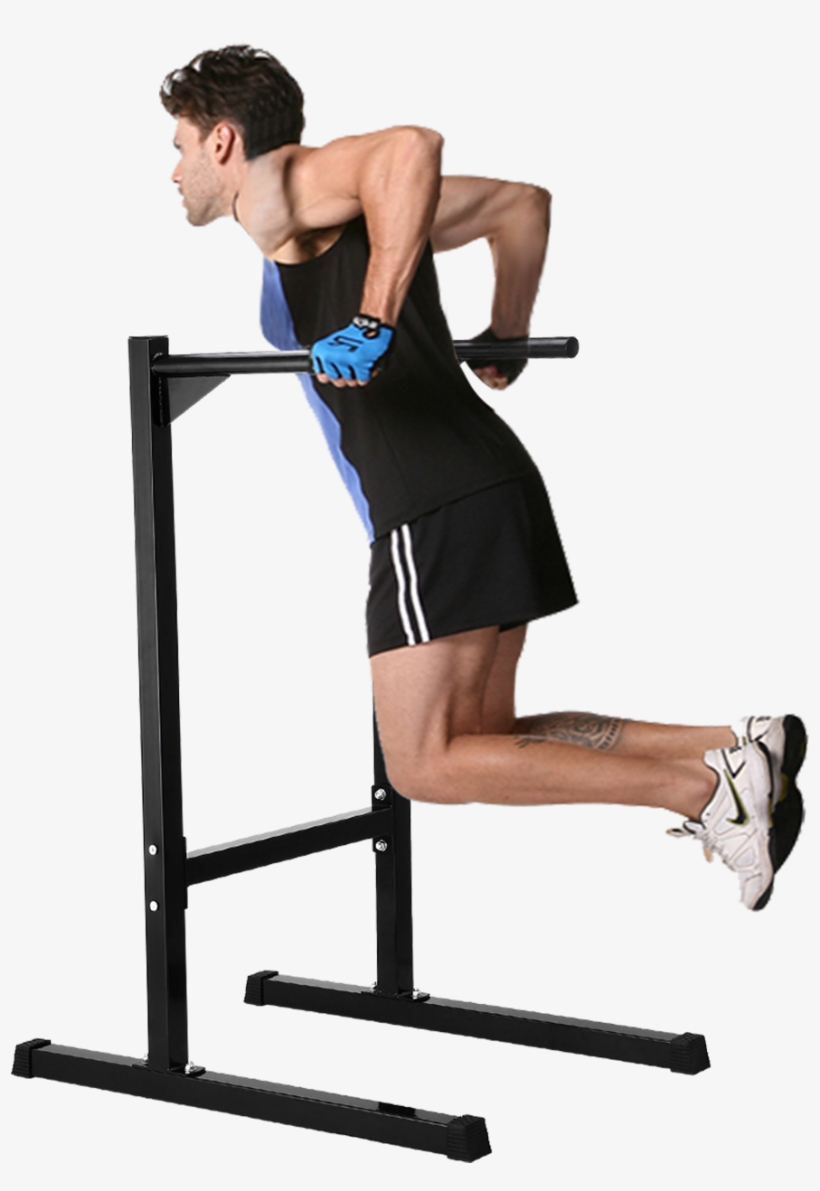 Allieroo Heavy Duty Dip Stand Freestanding Dip Station - Tricep Dip Bars, transparent png download