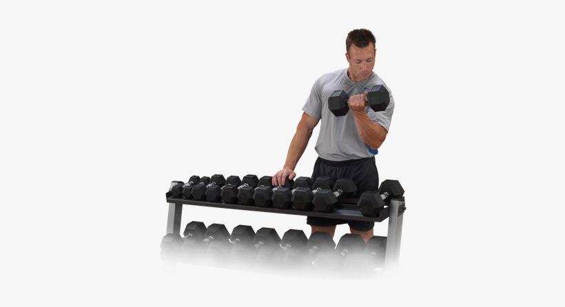 Body Solid Gdr-60 2 Tier Horizontal Dumbbell, transparent png download