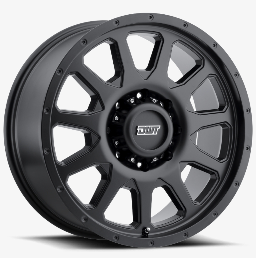 Dwt Elarco Wheel 8lug Satin Black 20x9-1000 - Rim, transparent png download