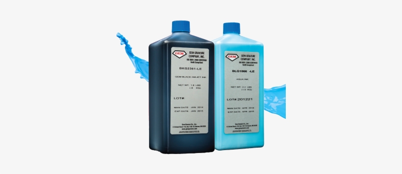 Industrial Ink Splash Bottles - Dye, transparent png download