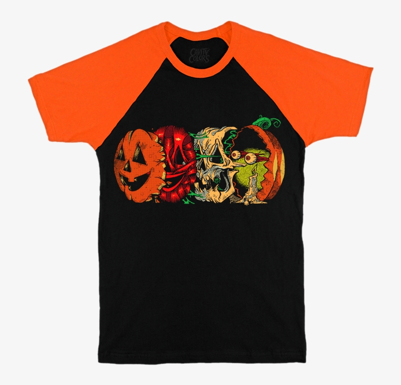 Anatomy Of A Jack O' Lantern - T-shirt, transparent png download