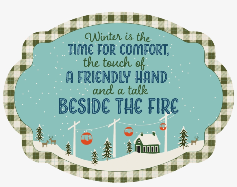 Alpine Includes Eight Double-sided Pattern Papers, - Label, transparent png download