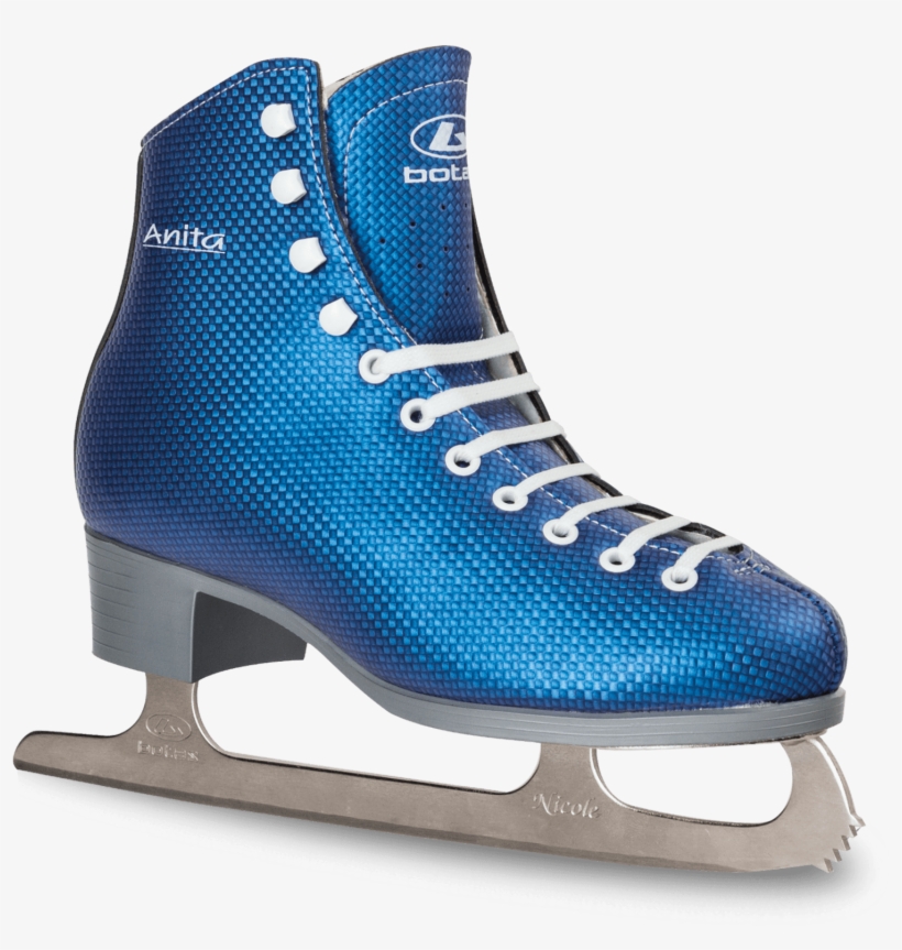 Botas Anita Women's Blue Ice Skates - Ice Skates, transparent png download
