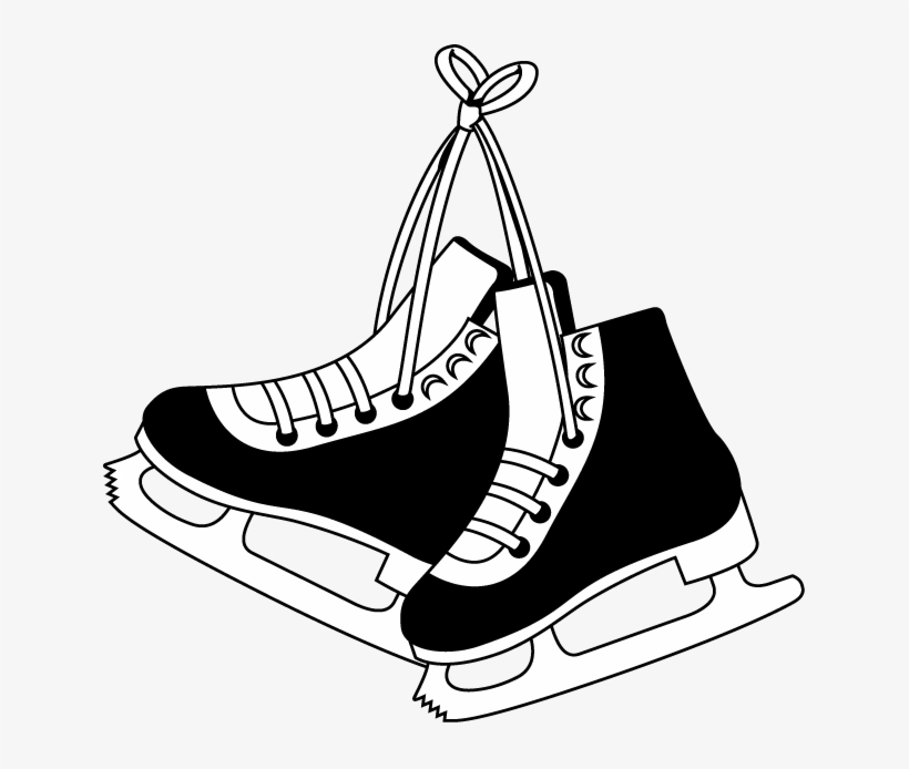 Ice Skate Clip Art - Skating Clip Art, transparent png download