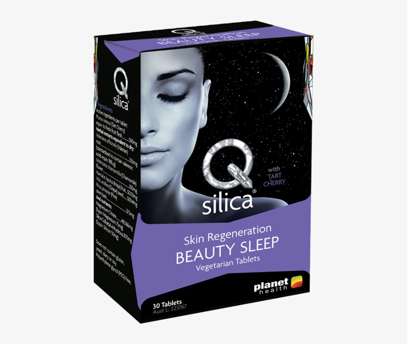 1910 Beauty Sleep 30 3d - Q Silica Beauty Sleep 60 Tablets, transparent png download