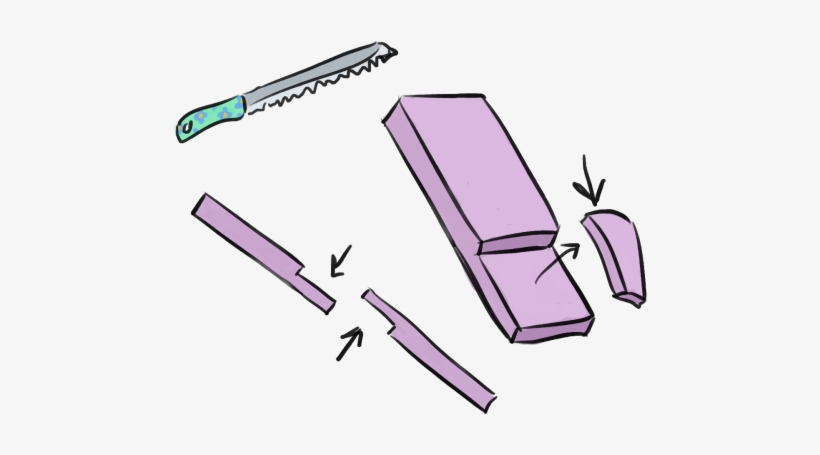 I Used A Serrated Knife Otherwise Known As A Bread, transparent png download