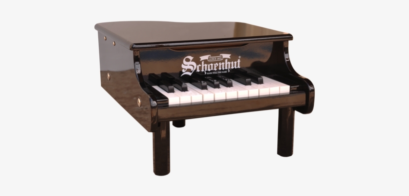 Schoenhut Mini Grand Piano 18-key Black - Grand Piano, transparent png download