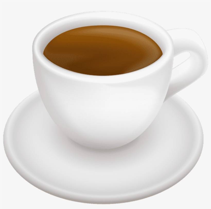 Cup With Coffee Transparent Png Clip Art Image - Coffee With Milk Clip Art, transparent png download