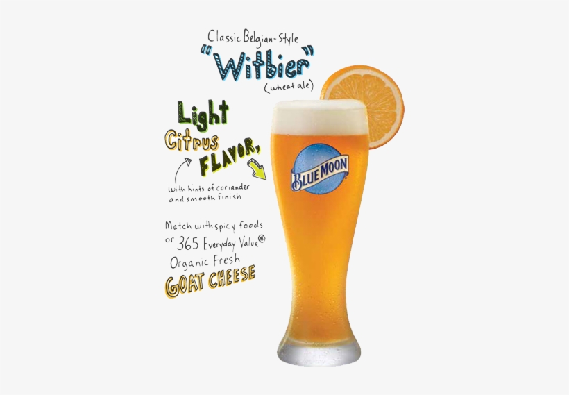 Aib Bluemoon-transparent - Blue Moon Beer, transparent png download