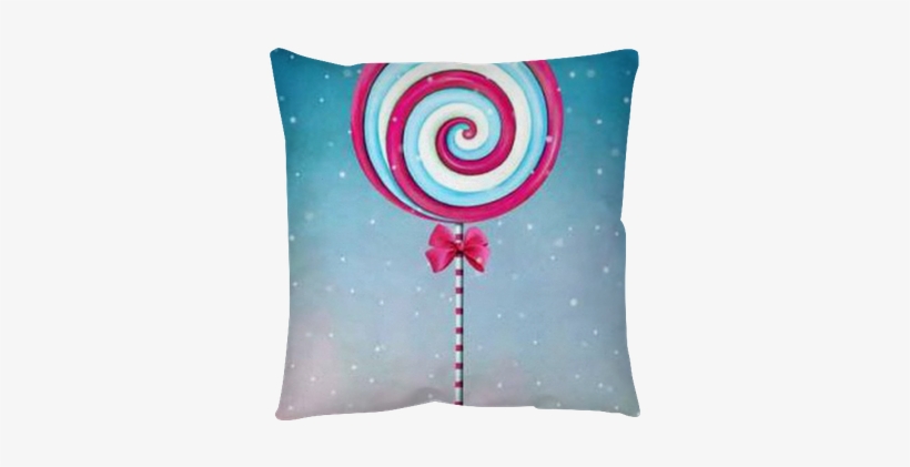 Greeting Card Or Poster With Festive Christmas Candy - Christmas Day, transparent png download