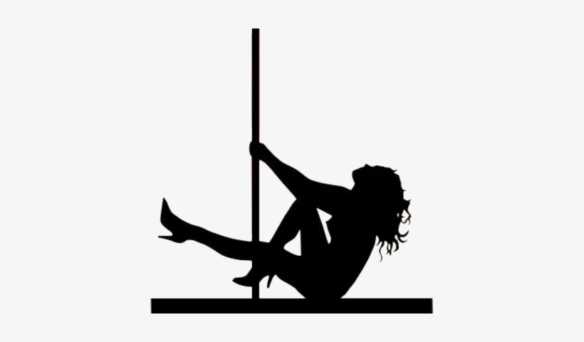 Stripper - Dance Silhouette, transparent png download