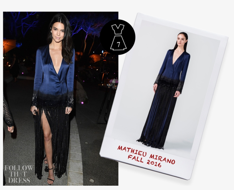Kendall Jenner In Mathieu Mirano - Cannes Film Festival, transparent png download
