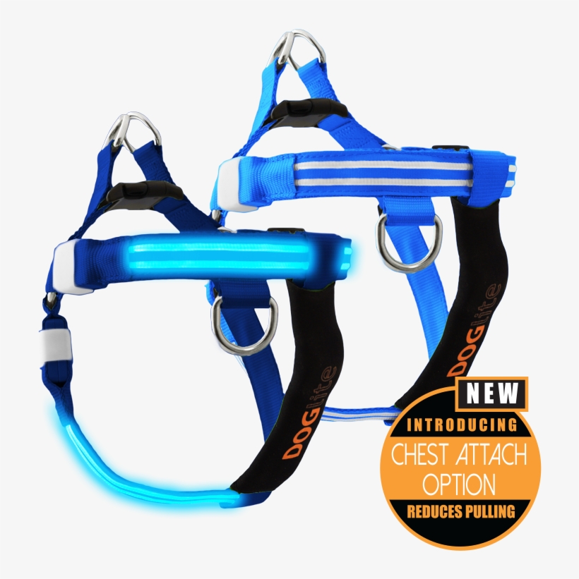 Double Trouble Led Dog Harness - Pet Harness, transparent png download