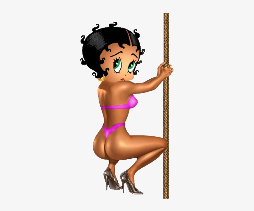 Bettybooppoledancer4 - Betty Boop, transparent png download