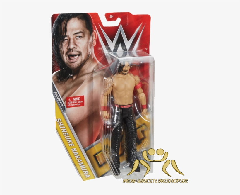 Wwe Basic Series 72 Shinsuke Nakamura Figure, transparent png download