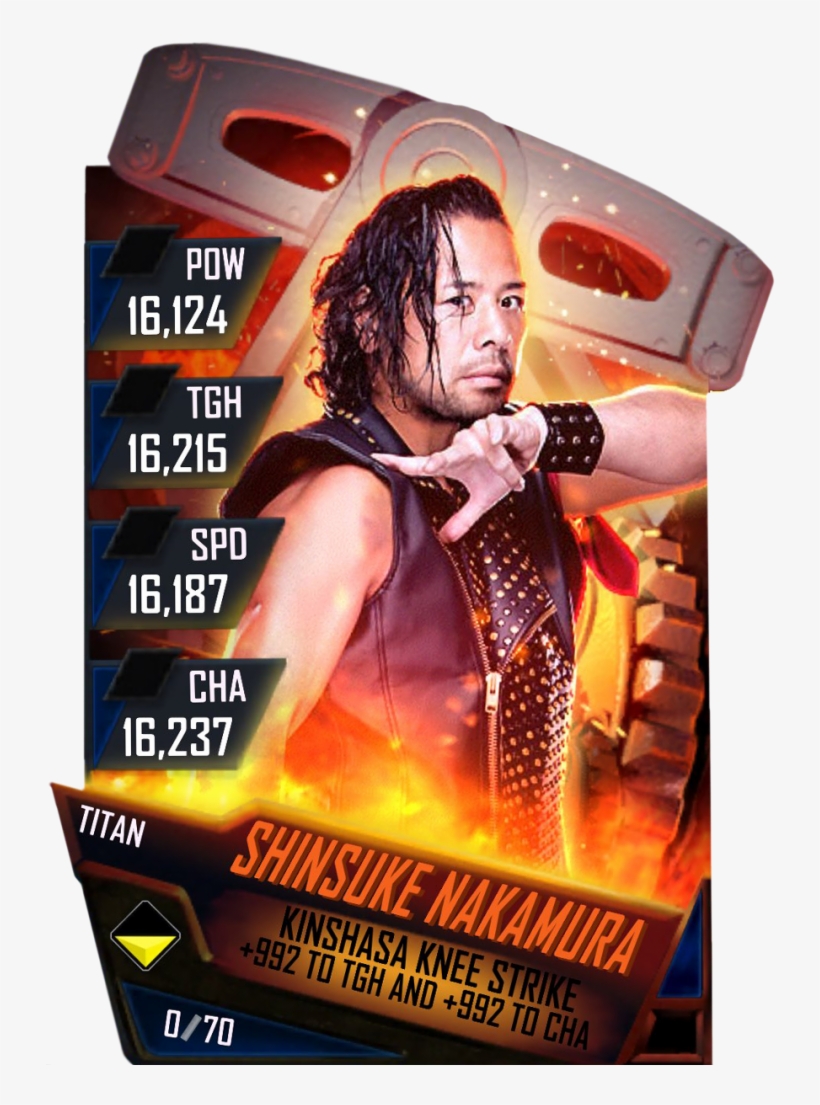 Shinsukenakamura S4 18 Titan Fusionfury, transparent png download
