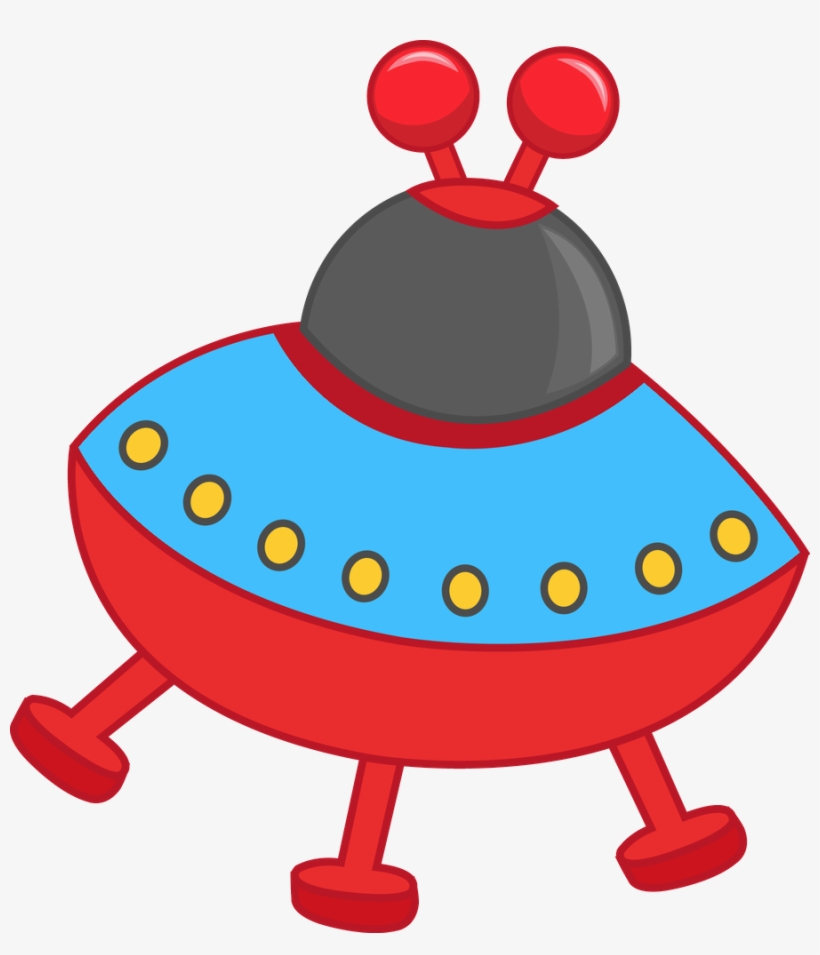 Spaceship Clipart Space Theme - Naves Extraterrestres Animadas Png, transparent png download