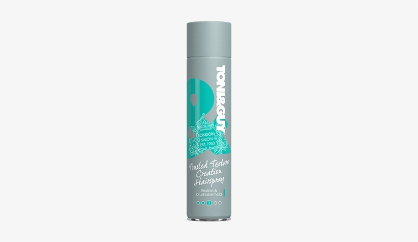 Toni&guy Tousled Texture Creation Hairspray - Toni & Guy Tousled Texture Creation Hairspray, transparent png download