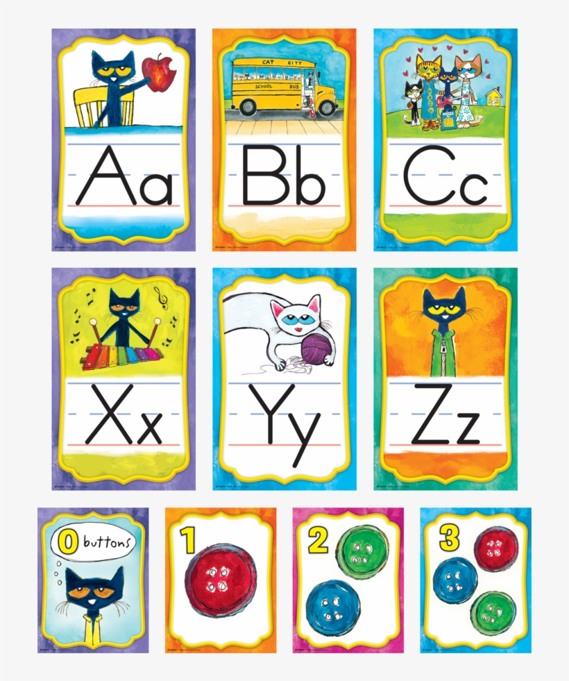 Tcr 63950 Pete The Cat Alphabet Bbs - Pete The Cat Alphabet, transparent png download