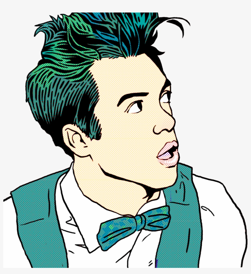 Brendon Urie By Lukehemmings On Deviantart Clip Art - Panic At The Disco Art, transparent png download