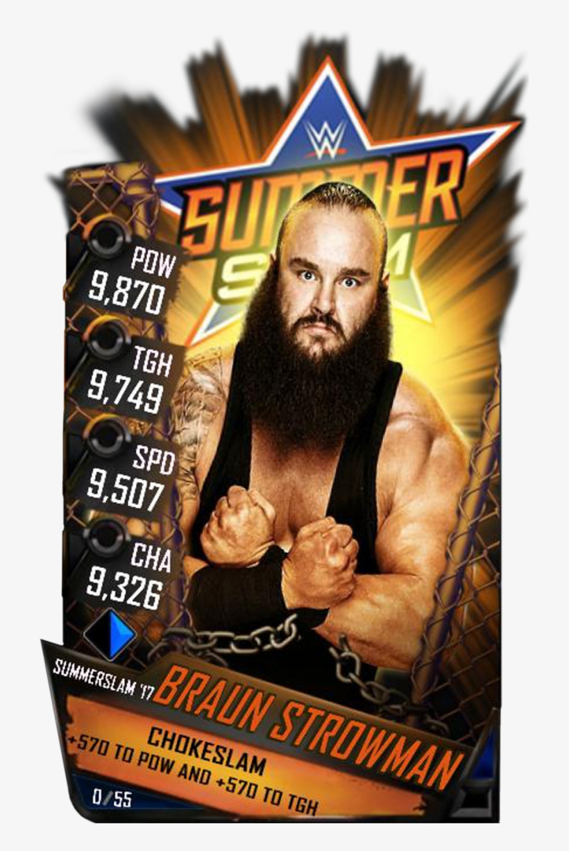 Braunstrowman S3 15 Summerslam17 - Wwe Supercard Jey Uso, transparent png download