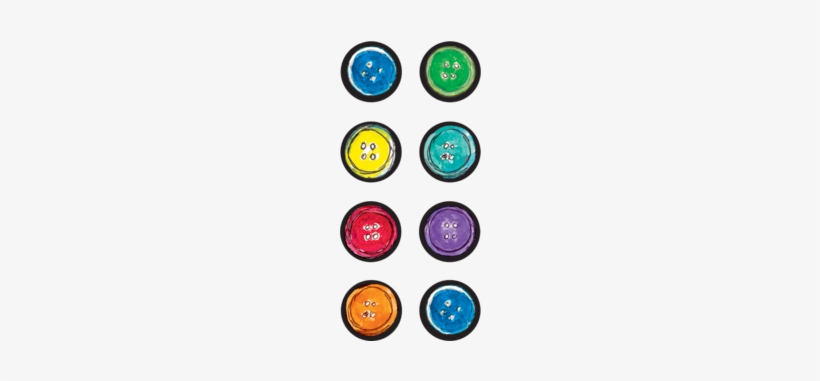 Pete The Cat Mini Button Stickers, transparent png download