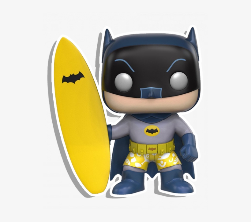Batman Surfer Funko - Funko Pop! Heroes: Dc - Surfs Up! Batman Vinyl Figure, transparent png download