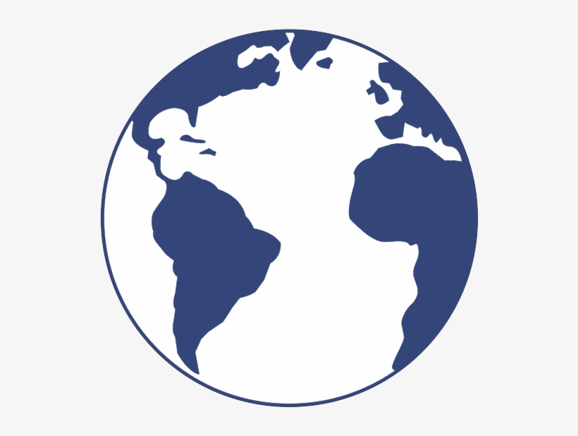 Planet Earth Black White - Global Black & White, transparent png download