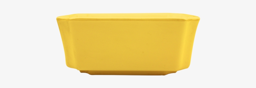 Yellow Square Bowl - Customization, transparent png download
