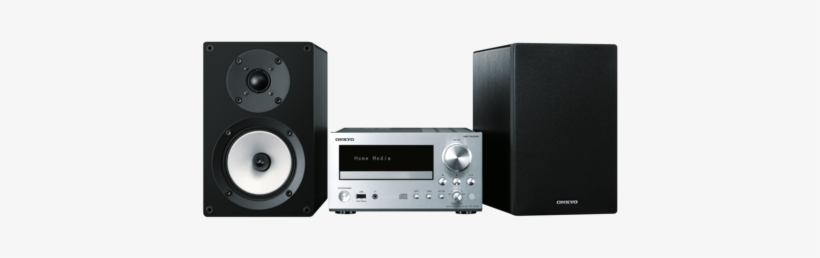 Sb Front R976x488 \ - Onkyo Cs 555dab Micro System - Silver/wood, transparent png download