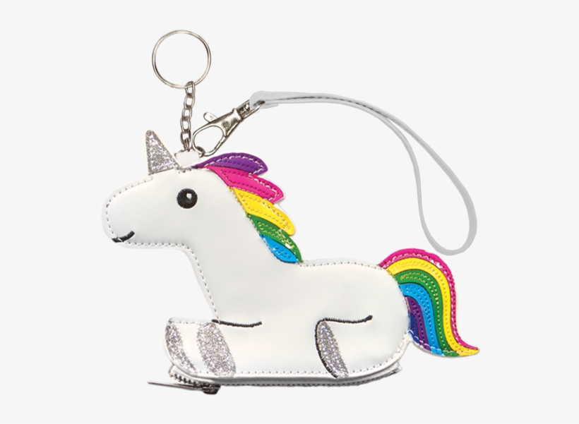 Picture Of Rainbow Unicorn Purse Key Chain - Unicorn Key Chain Png, transparent png download