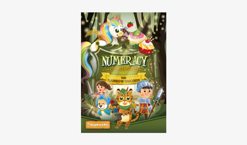 Numeracy Legends And The Rainbow Unicorn - Number, transparent png download