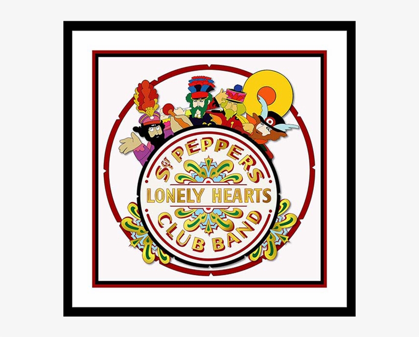 Double Tap To Zoom - Pyramid, Pyramid: Stickers (5 Pack) - The Beatles (sgt., transparent png download