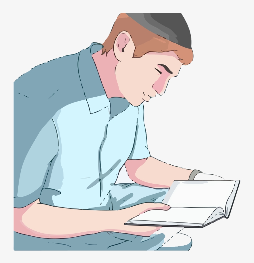 Quran Clipart Subject - Reading Quran Black Png, transparent png download