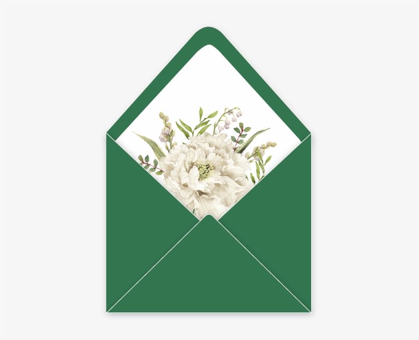 White Wedding Envelope Liner - White Wedding, transparent png download