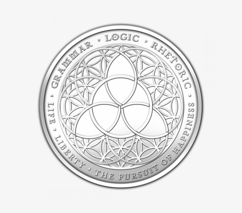 2015 1oz Silver Shield "trivium" Bu - Medieval Trivium, transparent png download