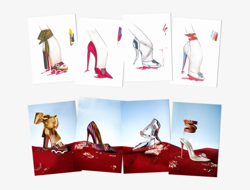 The Rose, The Holdo, The Phasma, And The Rey - Louboutin X Disney, transparent png download