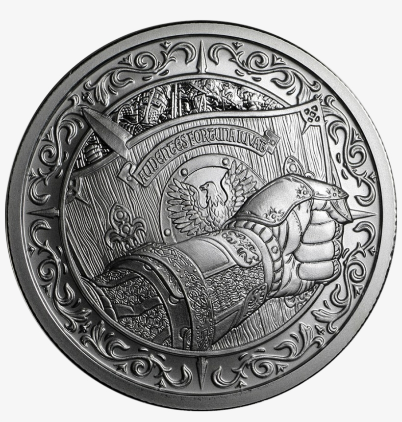 The Shield 2oz Silver Round - Silver, transparent png download