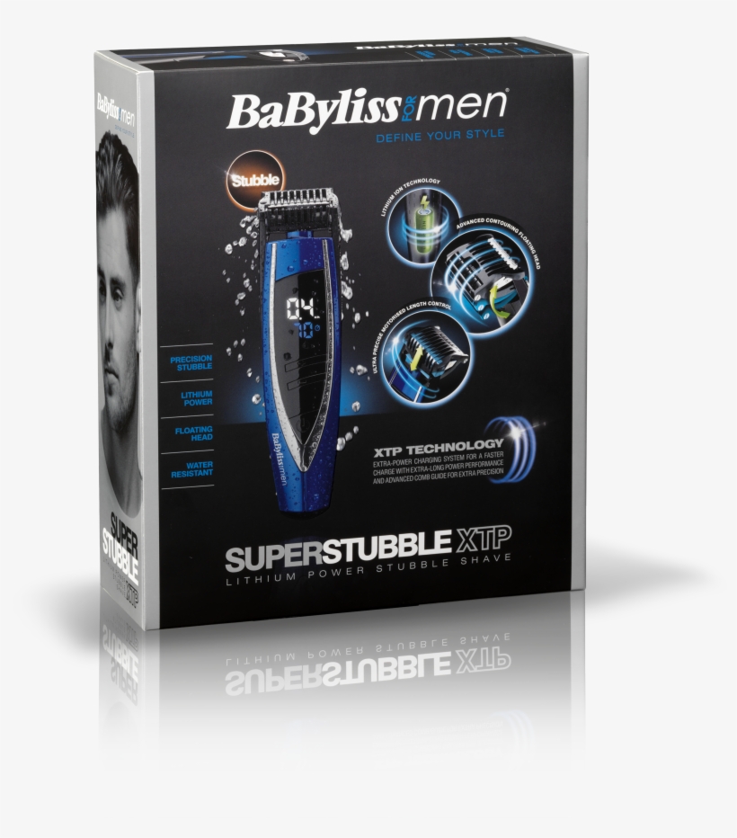 Babyliss For Men Super Stubble And Beard Trimmer 7898u - Babyliss For Men 7898bu Super Stubble Trimmer, transparent png download