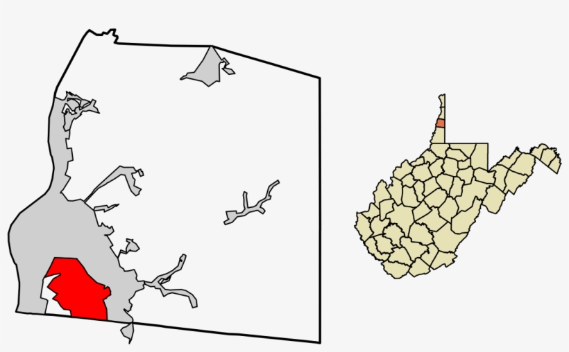 Map Of West Virginia, transparent png download