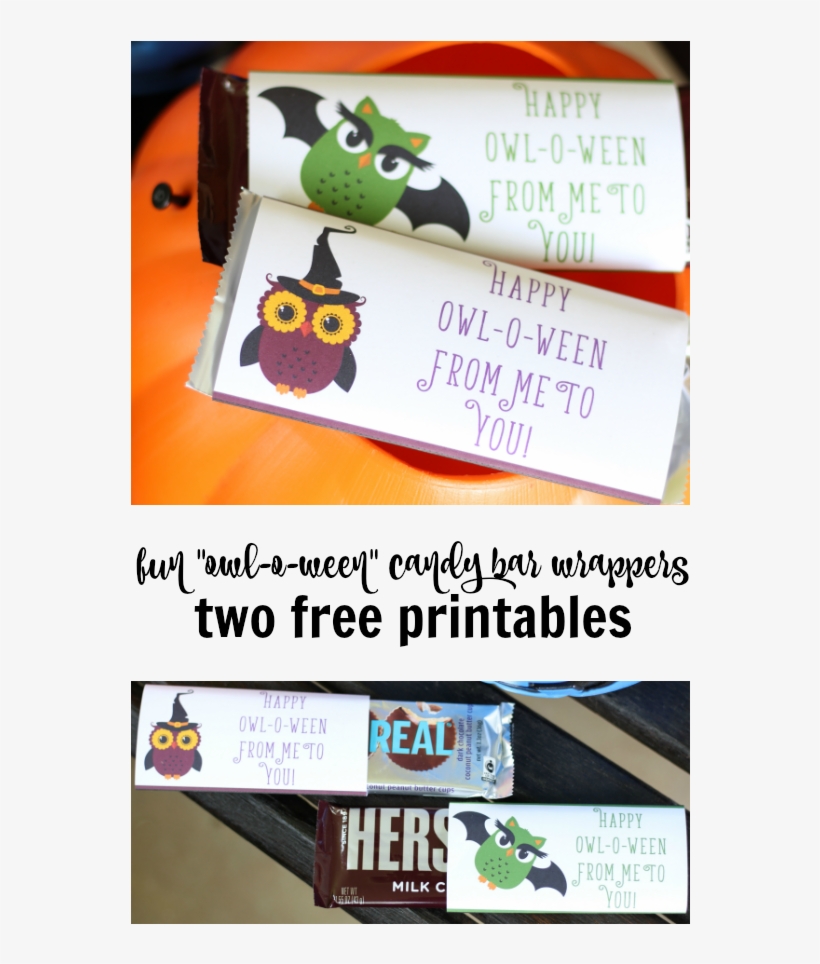 Download Your Free Candy Bar Wrapper Printables Here - Halloween, transparent png download
